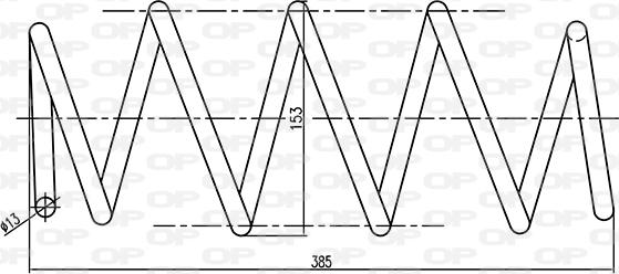 Open Parts CSR9281.00 - Coil Spring autospares.lv