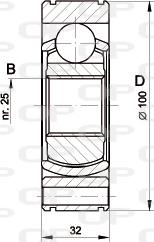 Open Parts CVJ5419.20 - Joint Kit, drive shaft autospares.lv