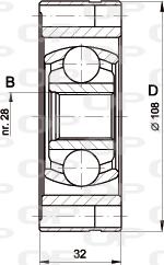 Open Parts CVJ5422.20 - Joint Kit, drive shaft autospares.lv