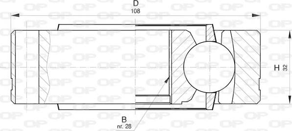 Open Parts CVJ5819.20 - Joint Kit, drive shaft autospares.lv