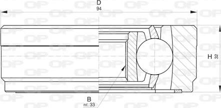 Open Parts CVJ5814.20 - Joint Kit, drive shaft autospares.lv