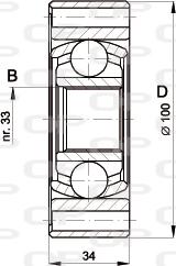 Open Parts CVJ5398.20 - Joint Kit, drive shaft autospares.lv