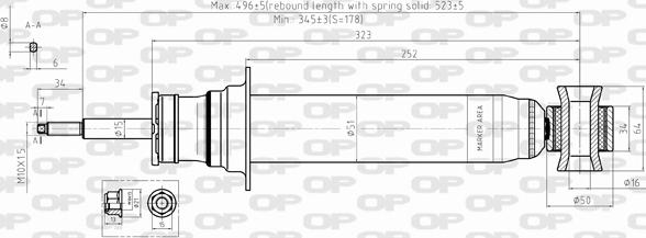 Open Parts SAB8405.31 - Shock Absorber autospares.lv