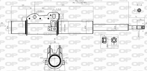 Open Parts SAB8416.31 - Shock Absorber autospares.lv