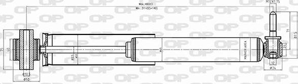 Open Parts SAB8429.32 - Shock Absorber autospares.lv