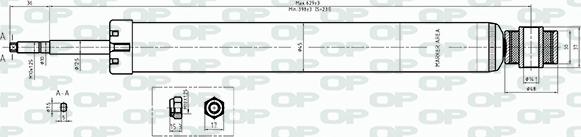 Open Parts SAB8564.32 - Shock Absorber autospares.lv