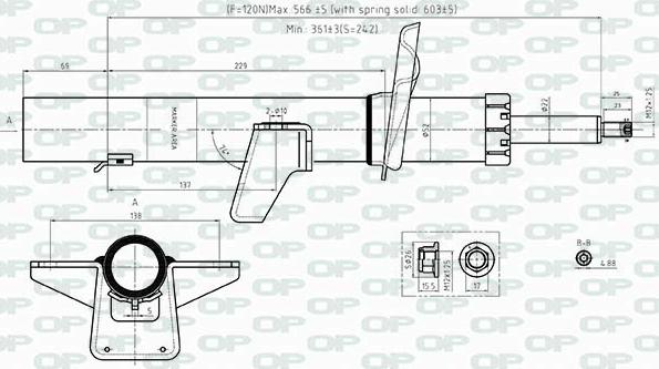 Open Parts SAB8535.32 - Shock Absorber autospares.lv