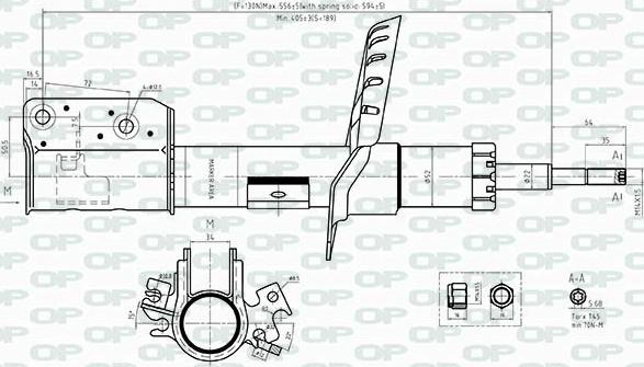 Open Parts SAB8524.31 - Shock Absorber autospares.lv