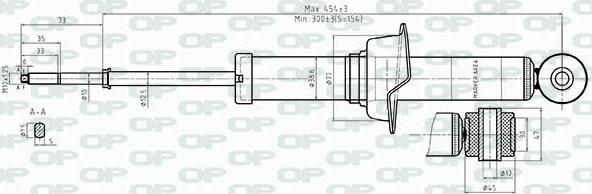 Open Parts SAB8526.32 - Shock Absorber autospares.lv