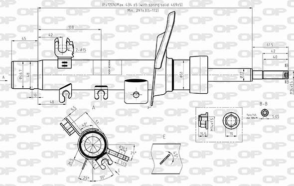 Open Parts SAB8579.31 - Shock Absorber autospares.lv