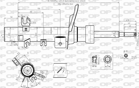 Open Parts SAB8577.31 - Shock Absorber autospares.lv