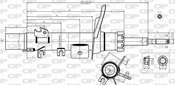 Open Parts SAB8646.31 - Shock Absorber autospares.lv