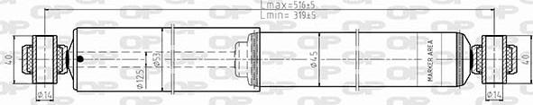 Open Parts SAB8655.32 - Shock Absorber autospares.lv