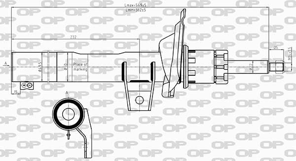 Open Parts SAB8609.31 - Shock Absorber autospares.lv