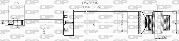 Open Parts SAB8612.32 - Shock Absorber autospares.lv