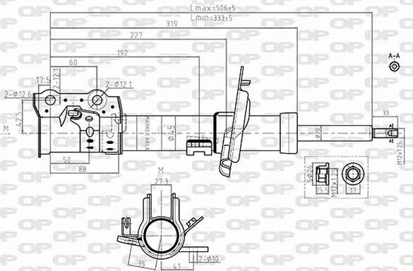 Open Parts SAB8620.31 - Shock Absorber autospares.lv