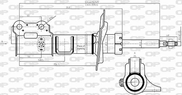 Open Parts SAB8627.31 - Shock Absorber autospares.lv