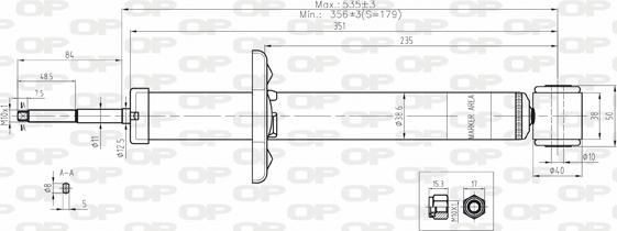 Open Parts SAB8091.32 - Shock Absorber autospares.lv