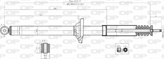 Open Parts SAB8048.32 - Shock Absorber autospares.lv