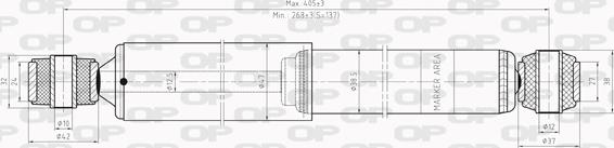 Open Parts SAB8002.32 - Shock Absorber autospares.lv