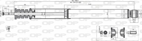 Open Parts SAB8155.32 - Shock Absorber autospares.lv