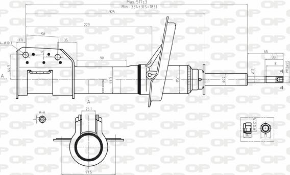 Open Parts SAB8157.31 - Shock Absorber autospares.lv