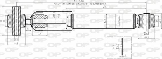 Open Parts SAB8136.32 - Shock Absorber autospares.lv