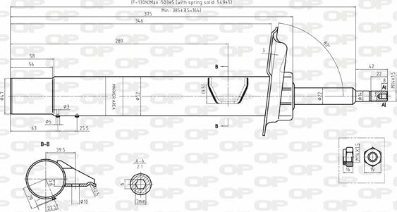 Open Parts SAB8138.31 - Shock Absorber autospares.lv