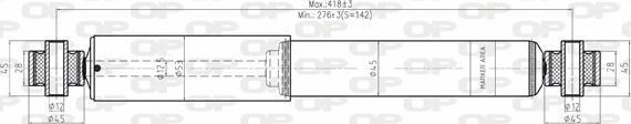 Open Parts SAB8179.32 - Shock Absorber autospares.lv