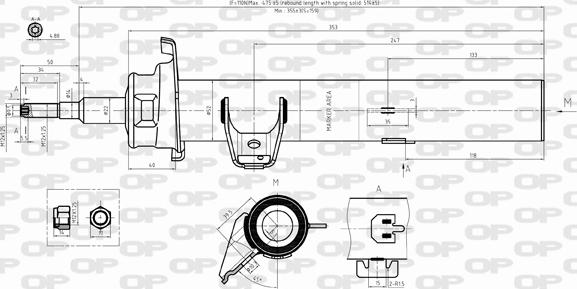 Open Parts SAB8397.31 - Shock Absorber autospares.lv