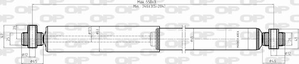 Open Parts SAB8350.32 - Shock Absorber autospares.lv