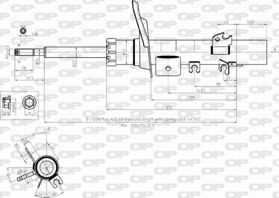 Open Parts SAB8360.31 - Shock Absorber autospares.lv