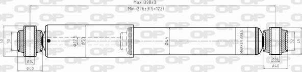 Open Parts SAB8363.32 - Shock Absorber autospares.lv