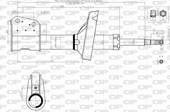 Open Parts SAB8362.11 - Shock Absorber autospares.lv