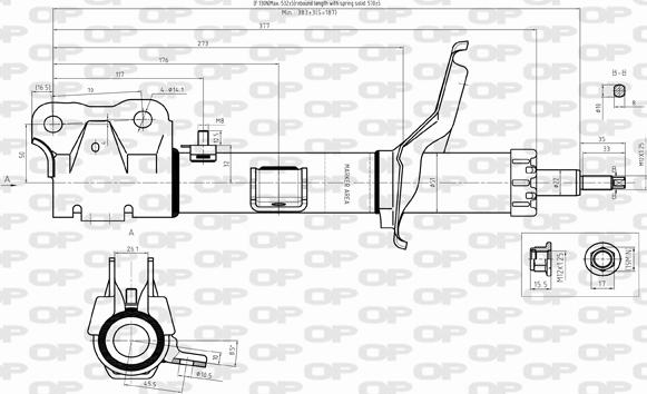 Open Parts SAB8321.31 - Shock Absorber autospares.lv