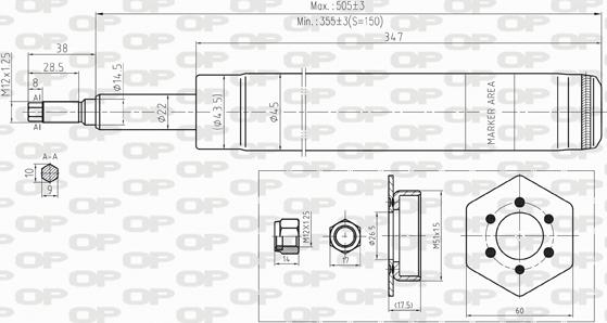 Open Parts SAB8244.11 - Shock Absorber autospares.lv