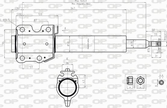 Open Parts SAB8240.31 - Shock Absorber autospares.lv