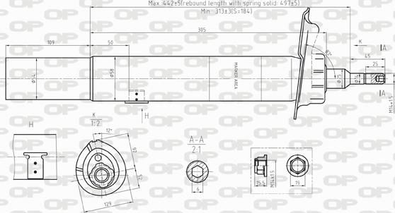 Open Parts SAB8241.31 - Shock Absorber autospares.lv