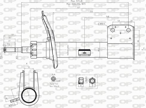 Open Parts SAB8242.31 - Shock Absorber autospares.lv