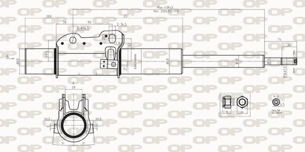 Open Parts SAB8265.31 - Shock Absorber autospares.lv