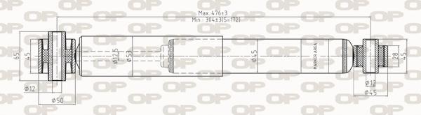 Open Parts SAB8260.32 - Shock Absorber autospares.lv