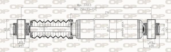 Open Parts SAB8261.32 - Shock Absorber autospares.lv