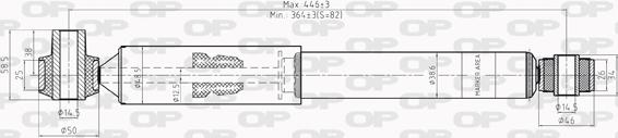 Open Parts SAB8200.32 - Shock Absorber autospares.lv