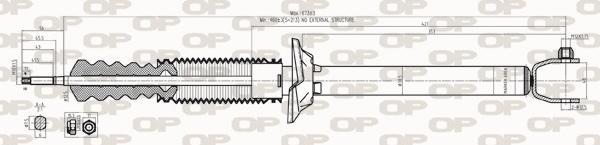 Open Parts SAB8283.32 - Shock Absorber autospares.lv