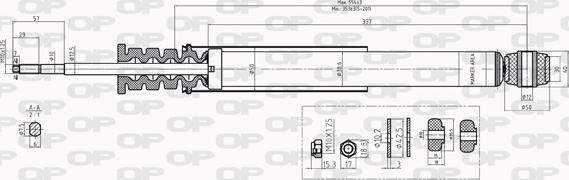 Open Parts SAB8232.32 - Shock Absorber autospares.lv