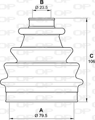 Open Parts SJK7047.00 - Bellow, drive shaft autospares.lv