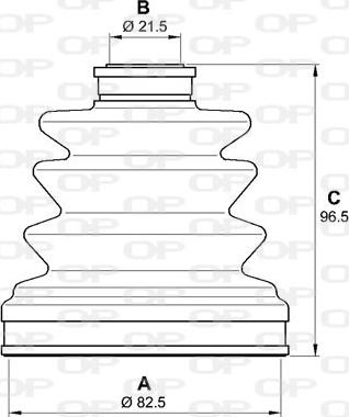 Open Parts SJK7066.00 - Bellow, drive shaft autospares.lv