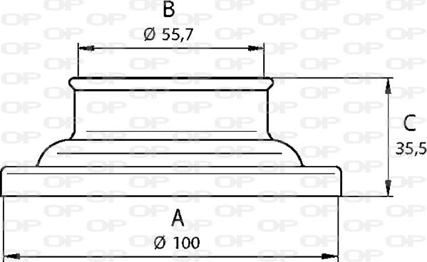 Open Parts SJK7213.00 - Bellow, drive shaft autospares.lv