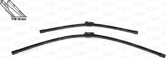 Open Parts WBT9066.00 - Wiper Blade autospares.lv