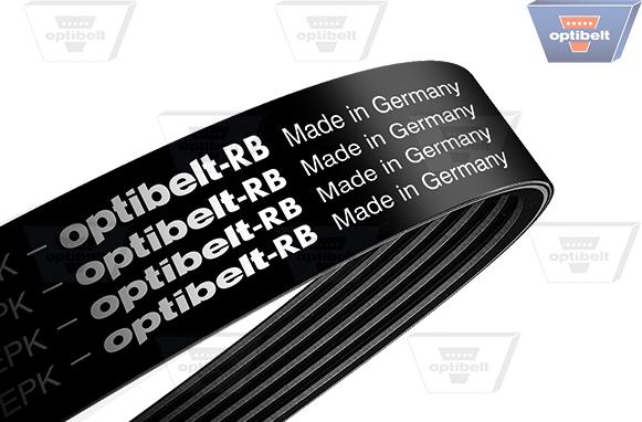 Optibelt 3 EPK 628 - V-Ribbed Belt autospares.lv
